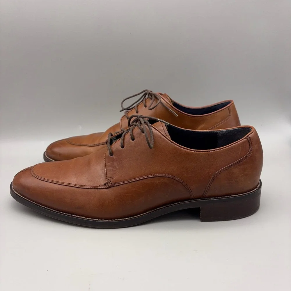Cole Haan Dress Shoes Men 11 Lenox Hill Split Toe Derby Classic Professional